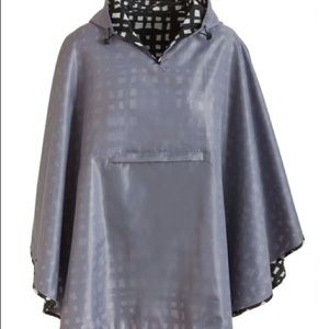 Gray Reversible Rain Poncho